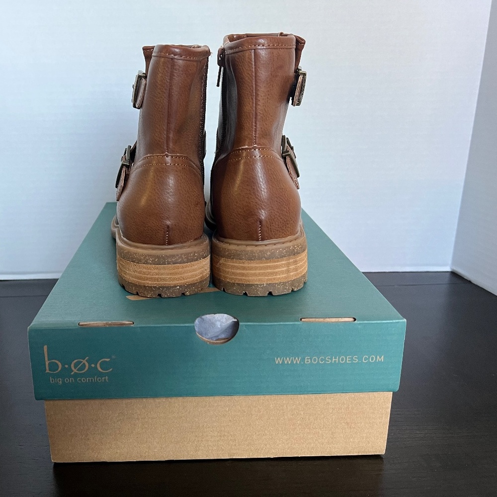 b.o.c. | Brown Mini Lug Ankle Boots | NIB - Picture 6 of 7